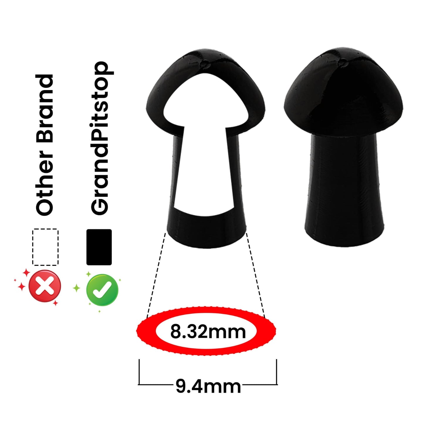 Motorcycle Wheel Vacuum Gun Puncture Tire Repair Kit With Mushroom